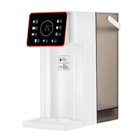 VEVOR Instant Hot Water Dispenser, Countertop Boiling Water Dispenser with Adjustable 6 Temperatures & 7 Water Volumes, 101oz Removable Water Tan